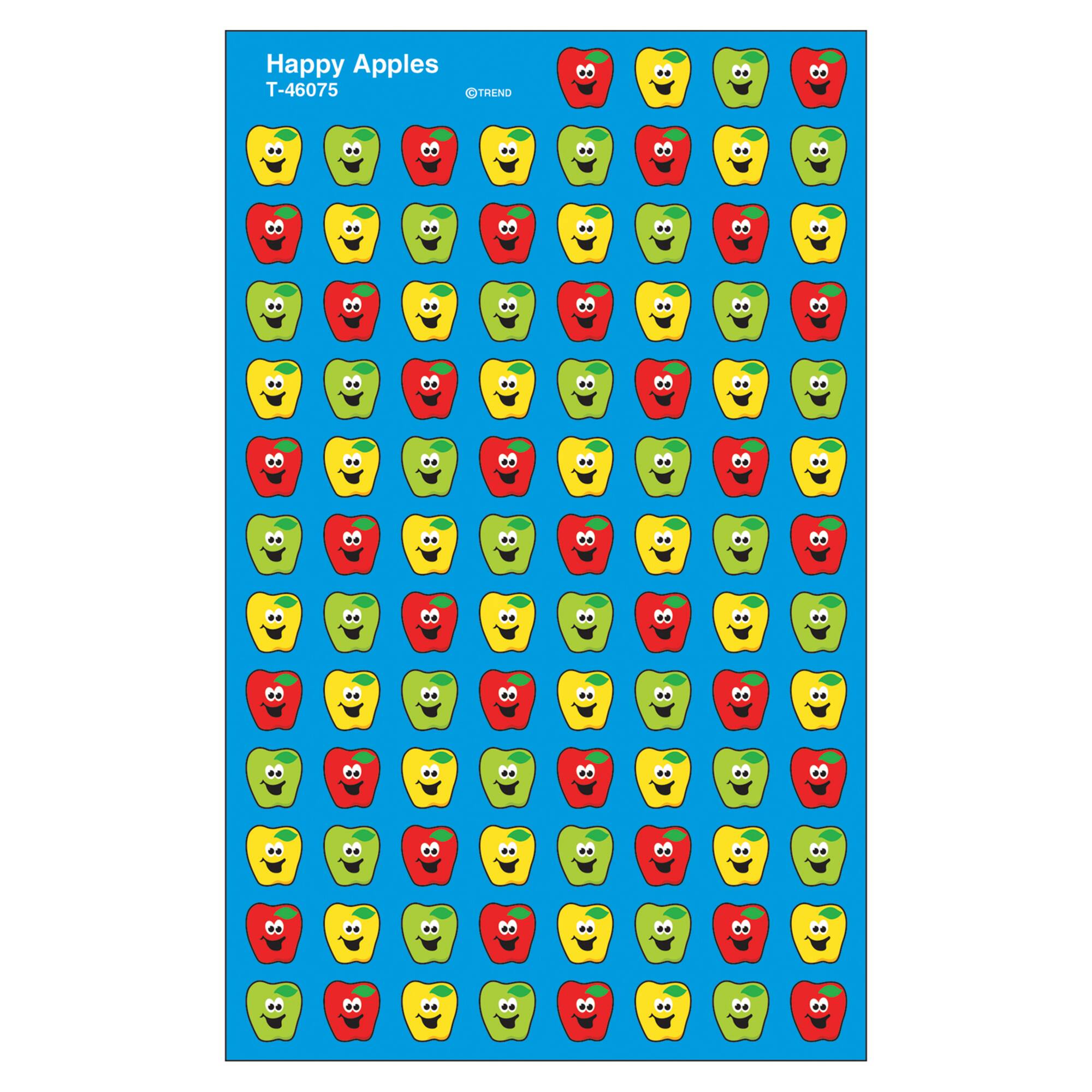 Trend Enterprises® Happy Apples superShapes® Stickers, 800ct.